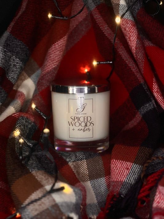 Spiced Woods & Amber Candle