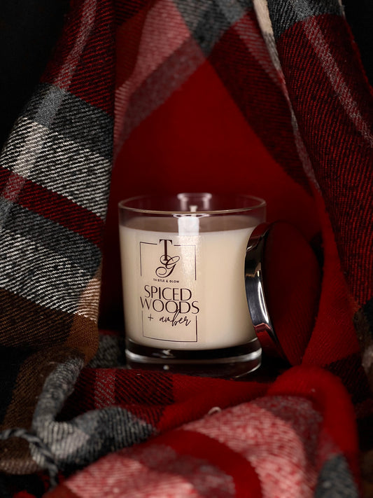 Spiced Woods & Amber Candle